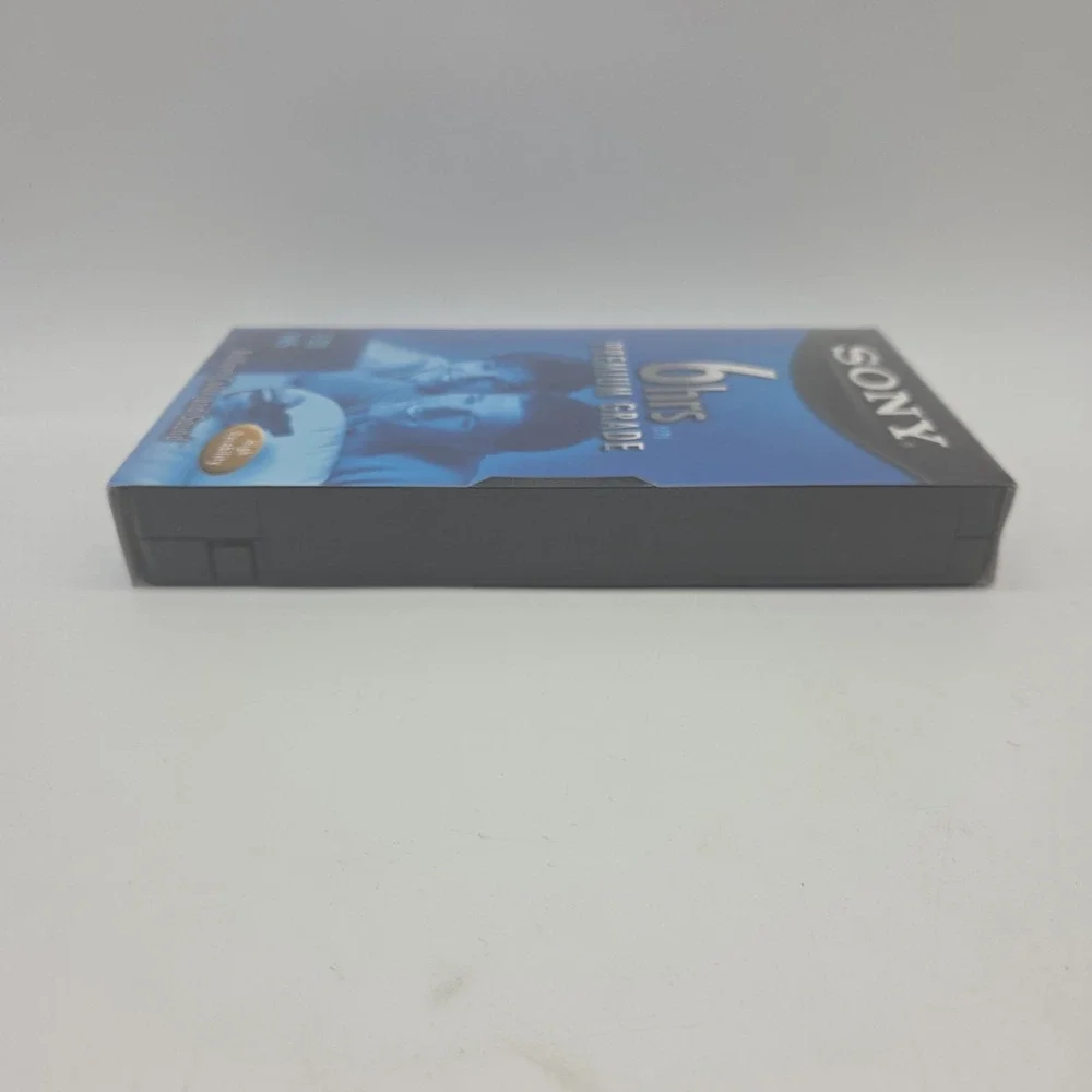 NEW Lot Of 8 SONY Premium Grade Blank VHS Tapes VCR 6 Hours SEALED